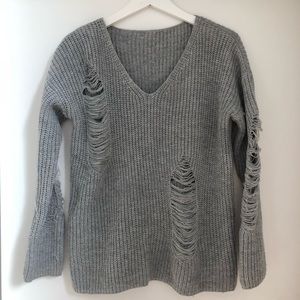 Distressed Sweater